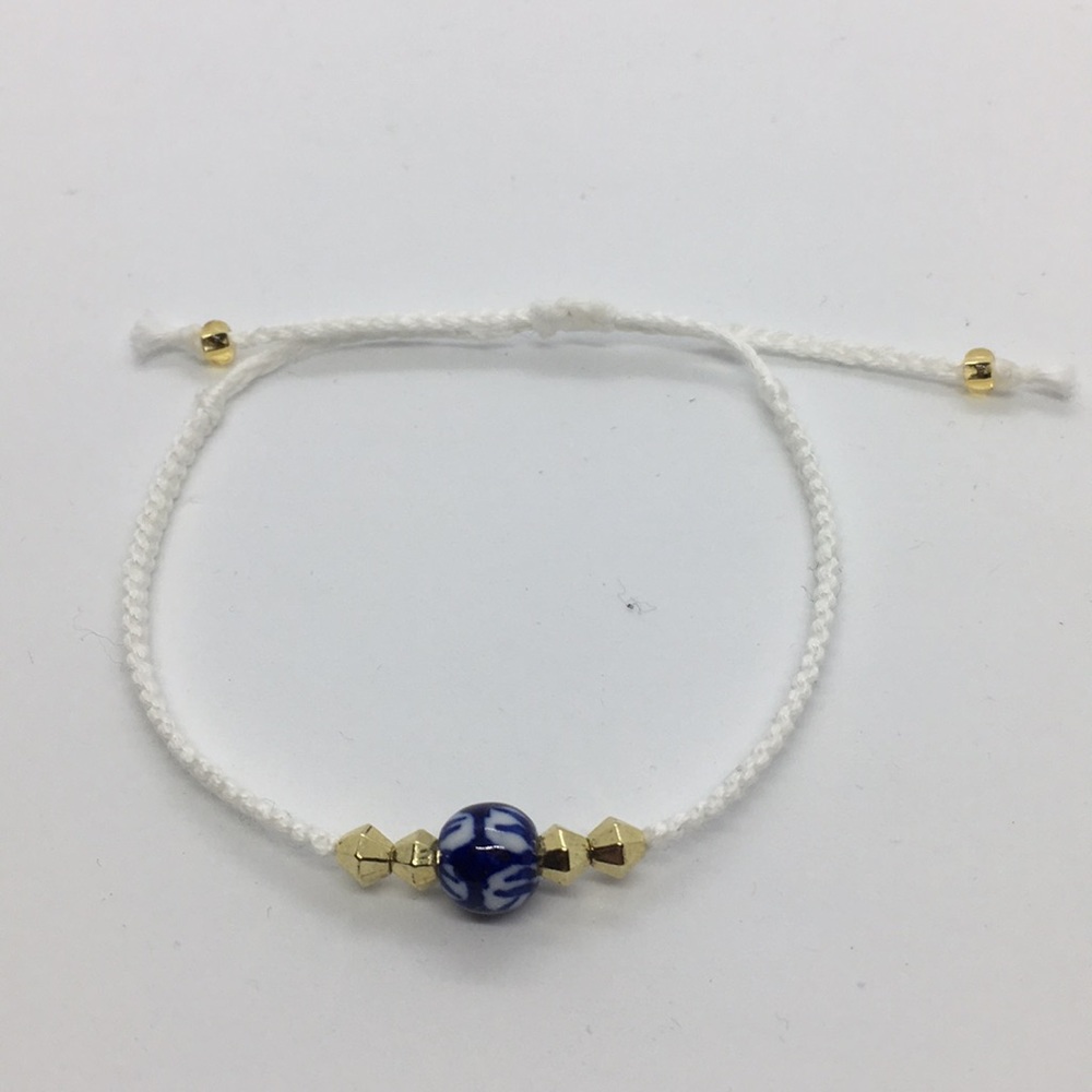 Handmade Beaded Macrame Friendship Bracelet - Picture 8 of 12